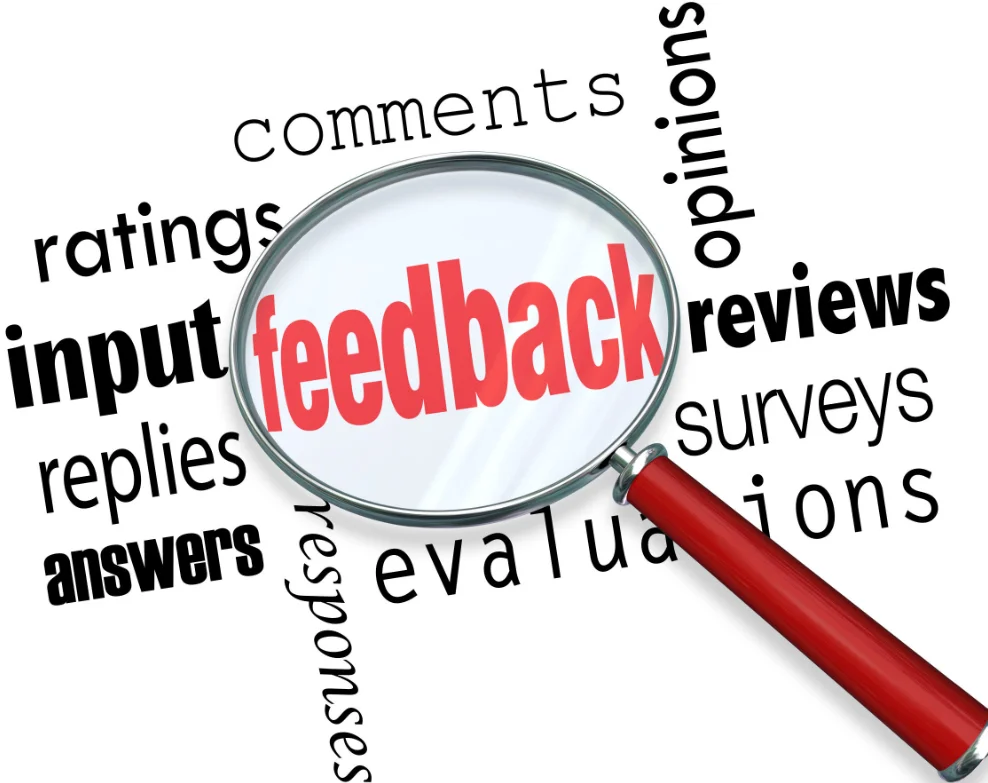 feedback and reviews